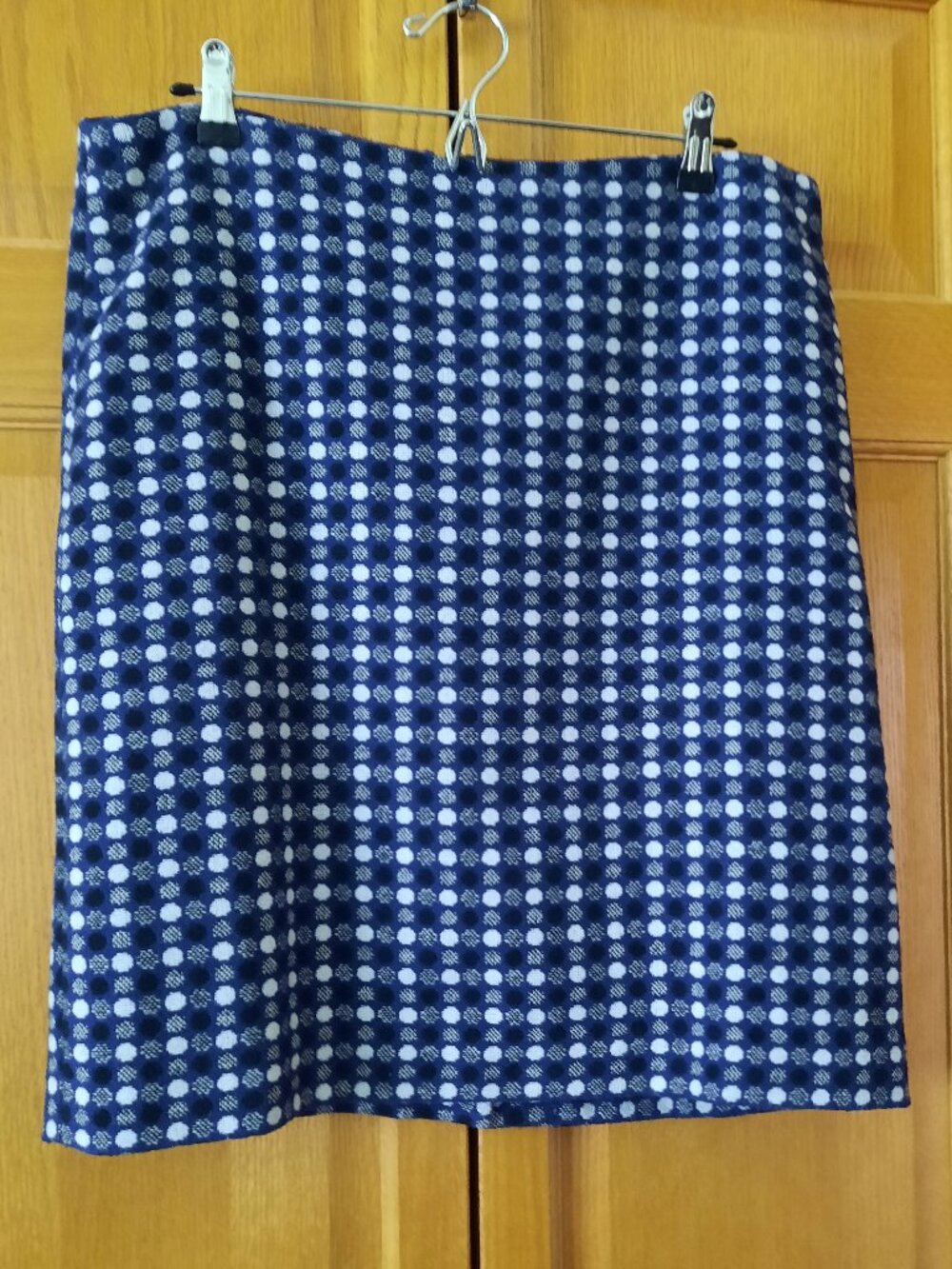 Skirt, Talbots Petites, Dotted Pattern